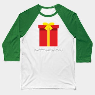 Red Gift - Merry Christmas Baseball T-Shirt